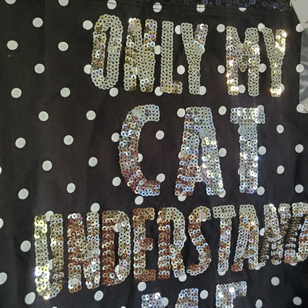 ⭐️4/$20 Justice‎ long sleeve Sequin Top Size 10 NWT